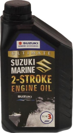 Картинка Масло для 2-тактных двигателей Suzuki Marine Ultimate TC-W3, 1 л минеральное от магазина Адмирал моторс