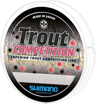 Леска Shimano Trout Competition Mono 150 м красная 0,14 мм
