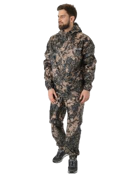 Влаговетрозащитный костюм Huntsman "Склон-2" таффета, лабиринт, 3000 мм (52-54/182)