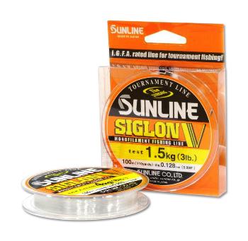 Леска нейлон Sunline New Siglon V 100 м, 0,185 мм, 3,5 кг