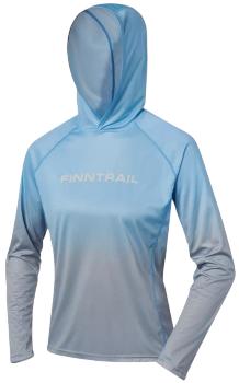 Лонгслив женский Finntrail Venus Hood W LightBlue (S)