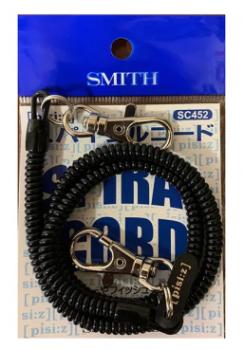Крепежный шнур с двумя карабинами Smith SC452, 45 см