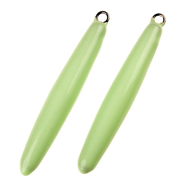 Картинка Грузило Higashi Long Sinker Glow 6 г (2 шт.) от магазина Главный Рыболовный