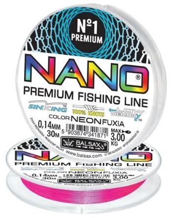 Картинка Леска BALSAX "Nano Neon Fuxia" 100м 0,20 (6,00кг) от магазина Главный Рыболовный