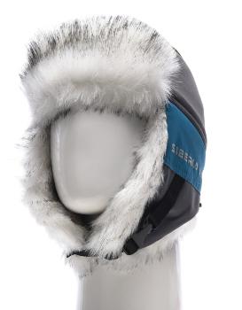 Шапка-ушанка зимняя Huntsman "Siberia Lady", Breathable, бирюза/серый (54-56)
