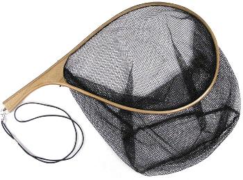 Подсачек Fly-Fishing деревянный с изогнутой рукояткой