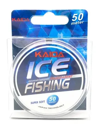 Леска зимняя Kaida Ice Fishing ICHD-01 (0.105мм, 50м, тест 1,13кг)
