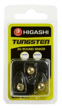 Картинка Грузила Higashi Jig Tungsten Sinker R Gold, 1 г (4 шт.) от магазина Главный Рыболовный