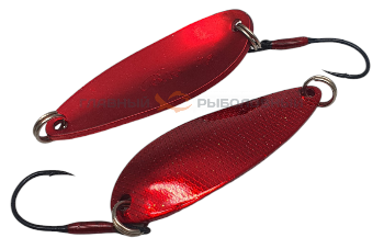 Блесна колеблющаяся Art Fishing Mesh Bite 45 мм, 7 г Galaxy red