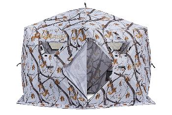 Палатка зимняя Higashi Winter Camo Sota, стеклокомпозитный каркас, зимний камуфляж