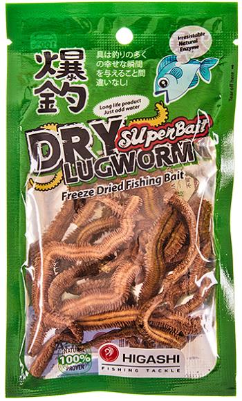Картинка Наживка Higashi Dry Lugworms "Superbait" Green от магазина Главный Рыболовный