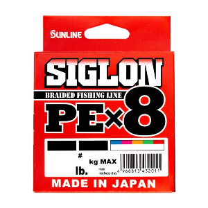 Леска плетеная Sunline Siglon PE X8 №0.6(0.132мм/4,5кг) - 150м оранжевая