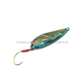 Блесна колеблющаяся Art Fishing Shell Bite S-6 18 г, Emerald