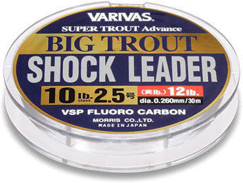 Леска флюорокарбон Varivas Big Trout Shock leader 0,330 мм 30 м