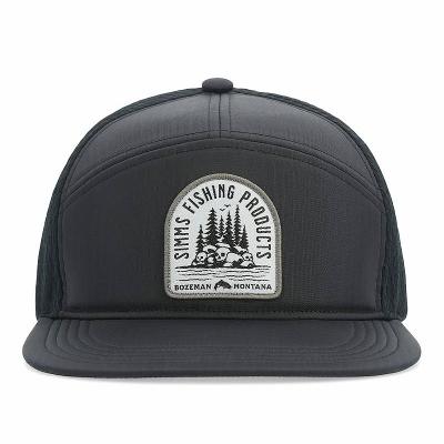 Кепка Simms 7-Panel Tech Trucker, Black