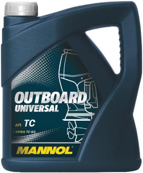 Картинка Масло для 2-х тактных моторов Mannol outboard universal 4 л от магазина Адмирал моторс