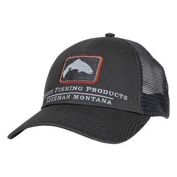 Картинка Кепка Simms Trout Icon Trucker, Carbon от магазина Главный Рыболовный