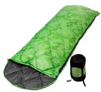 Спальный мешок пуховый Premier Fishing, зеленый, t-5, 210х72 см, (PR-SB-210x72-G)