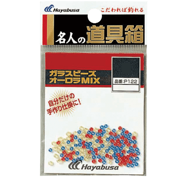 Бусины Hayabusa P122 Aurora g beads mix L