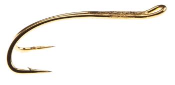 Картинка Крючки двойные лососевые Ahrex Gold Progressive Double #8 (5 шт.) от магазина Главный Рыболовный
