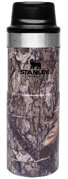Картинка Термокружка Stanley Classic Trigger Action 0,47 л, One hand 2.0, древесный камуфляж от магазина Главный Рыболовный