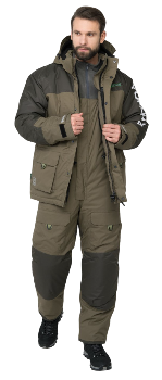 Костюм зимний Huntsman "Yukon Ice", Breathable, хаки (56-58/170-176)