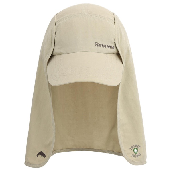 Картинка Кепка Simms BugStopper SunShield Cap, Stone EU от магазина Главный Рыболовный