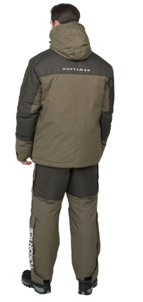 Картинка Костюм зимний Huntsman "Yukon Ice", Breathable, хаки (56-58/182-188) от магазина Главный Рыболовный