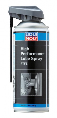 Картинка Высокоэффективная спрей-смазка LiquiMoly с тефлоном PTFE High Performance Lube Spray, 0,4 л от магазина Адмирал моторс