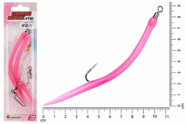 Картинка Оснастка Higashi Gummi Makk rig SB2 №06 Pink (№8-0) от магазина Главный Рыболовный