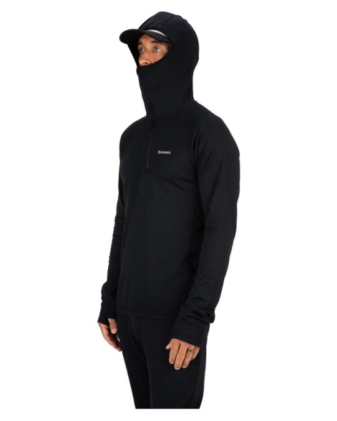 Картинка Толстовка Simms Heavyweight Baselayer Hoody, Black (L) от магазина Главный Рыболовный