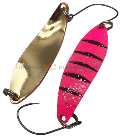 Картинка Блесна колеблющаяся Anglers system Olian IJL-G, 45 мм, 5,9 г  от магазина Главный Рыболовный