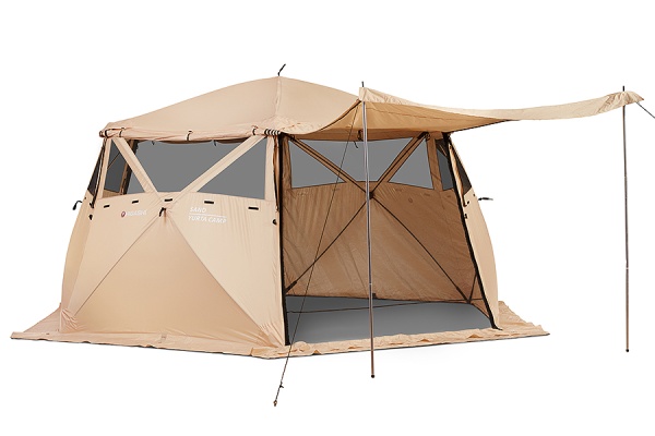 Картинка Кухня-шатер Higashi Yurta Сamp Sand II 420X420X210X 4 кармана, 18 кг от магазина Главный Рыболовный