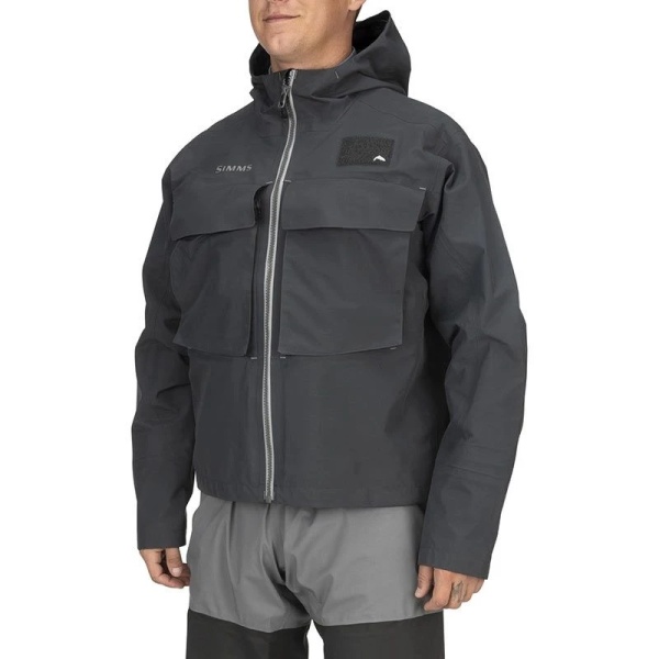 Картинка Куртка Simms Guide Classic Jacket, Carbon (S) от магазина Главный Рыболовный