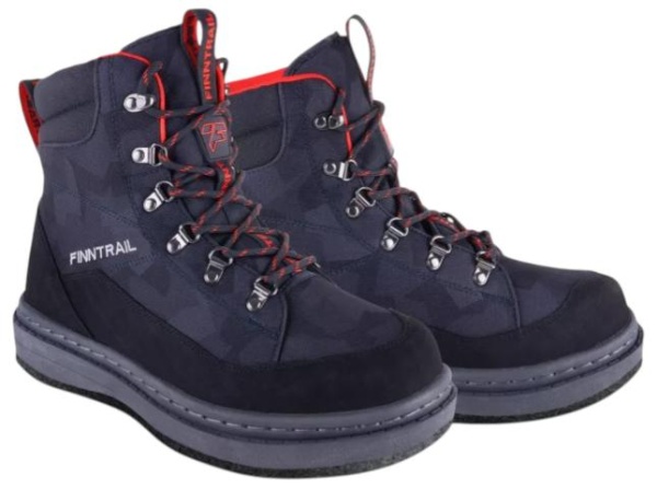 Картинка Ботинки забродные Finntrail Greenwood CamoShadowBlack, войлок, р.45 (12) от магазина Главный Рыболовный