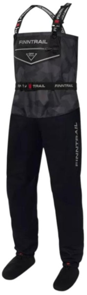 Картинка Вейдерсы Finntrail Enduro CamoShadowBlack (L) от магазина Главный Рыболовный