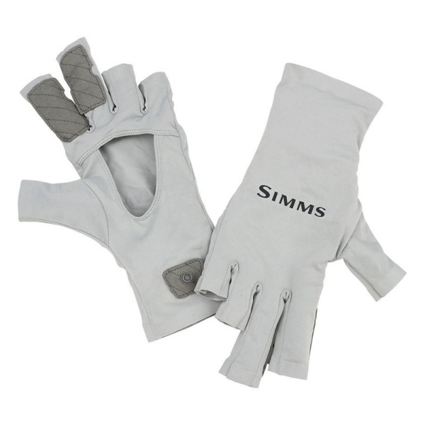 Картинка Перчатки Simms Solarflex SunGlove, Sterling, (L) от магазина Главный Рыболовный