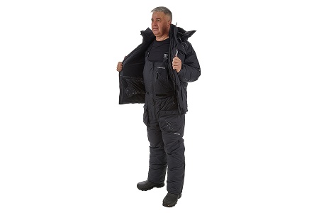 Картинка Костюм зимний Higashi "Polar Air" SE, Black -45, (M) от магазина Главный Рыболовный
