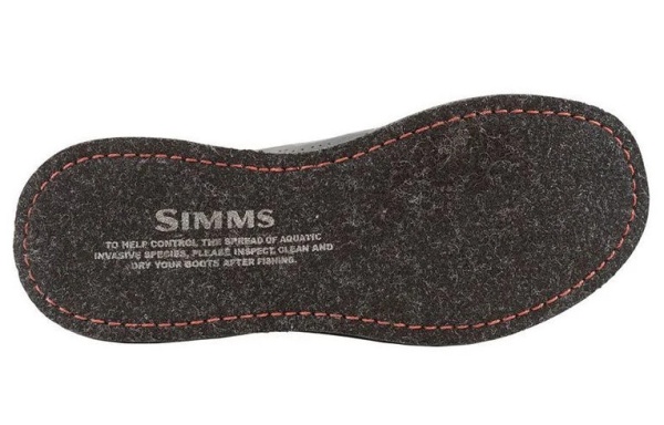 Картинка Кроссовки Simms Flyweight Shoe - Felt, Slate (10) от магазина Главный Рыболовный