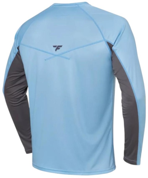 Картинка Лонгслив Finntrail Wave Logo Light Blue (L) от магазина Главный Рыболовный