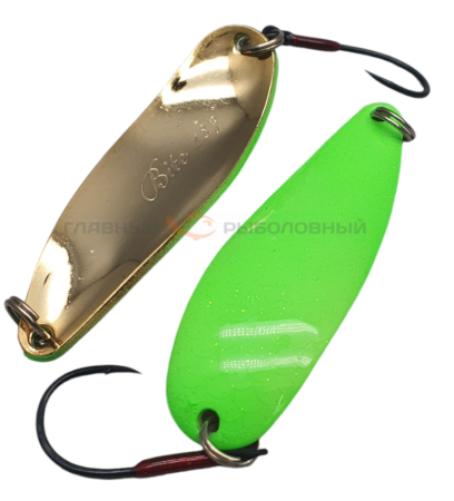 Картинка Блесна Art fishing Bite lime diamond, 70 мм, 18 г. от магазина Главный Рыболовный