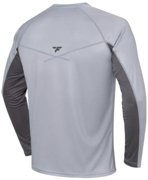 Картинка Лонгслив Finntrail Wave Logo Grey (S) от магазина Главный Рыболовный