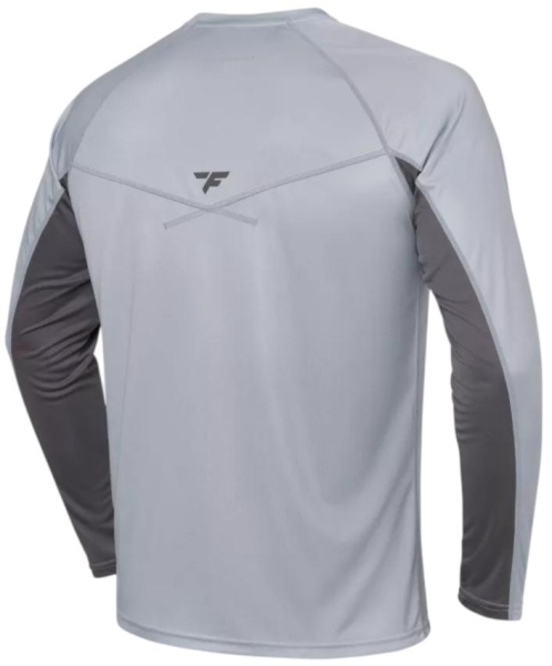 Картинка Лонгслив Finntrail Wave Logo Grey (M) от магазина Главный Рыболовный