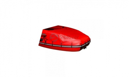 Картинка Съемный носовой тент на лодку Абакан 380jet-420 jet (красный) от магазина Адмирал моторс