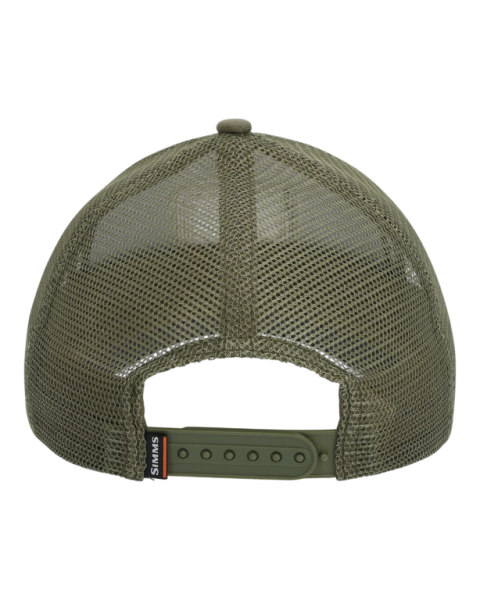 Картинка Кепка Simms Trout Icon Trucker, Riffle Green от магазина Главный Рыболовный