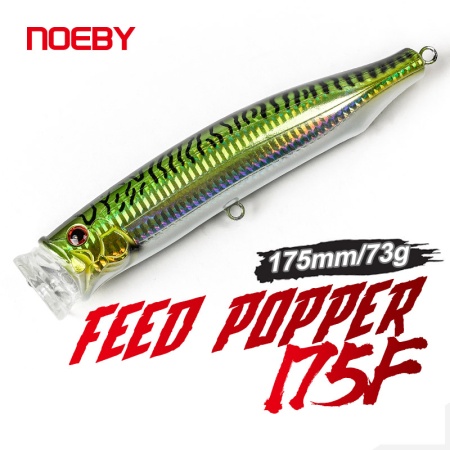 Картинка Воблер (поппер) Noeby Power Splasher, 150 мм, 54 г, 150 F-BG от магазина Главный Рыболовный