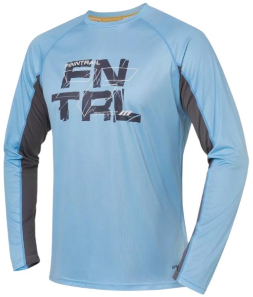 Картинка Лонгслив Finntrail Wave Logo Light Blue (M) от магазина Главный Рыболовный
