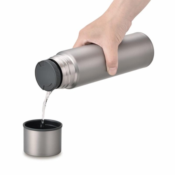 Картинка Термос из титана Thermos FJN-500 TGY, Titanium, 0,5 л от магазина Главный Рыболовный