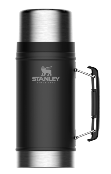 Картинка Термос для еды Stanley "Classic" черный, 0,94 л, Уценка 25% от магазина Главный Рыболовный