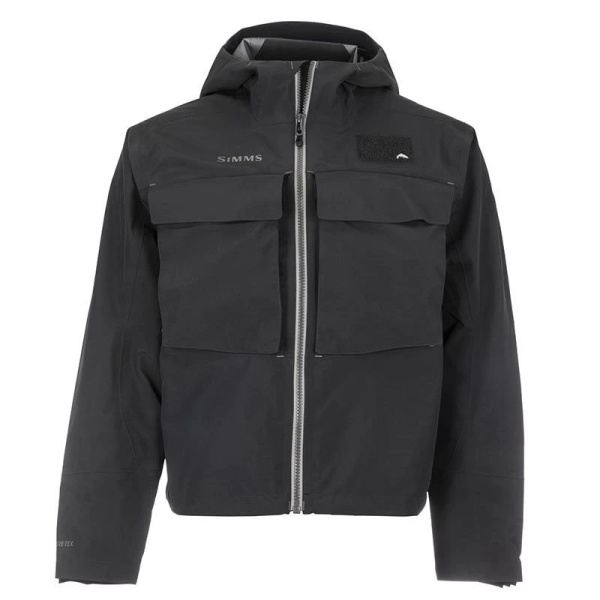 Картинка Куртка Simms Guide Classic Jacket, Carbon (S) от магазина Главный Рыболовный